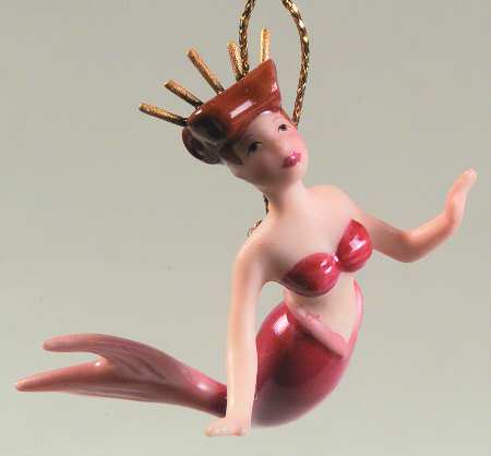 Under the Sea Ornament Tree Sister Mermaid Rust - No Box