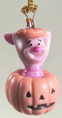 Pooh Trick Or Treat Tree Piglet In Jack-O-Lantern - No Box