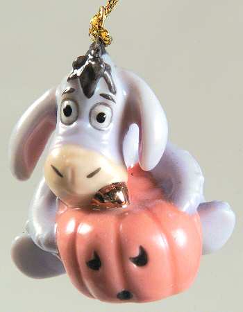 Pooh Trick Or Treat Tree Eeyore With Pumpkin - No Box