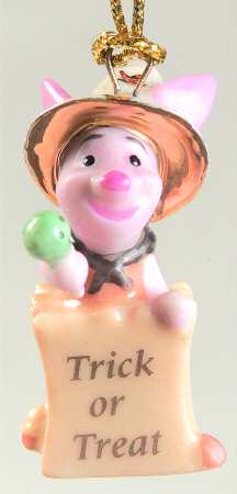 Pooh Trick Or Treat Tree Piglet In Treat Bag - No Box