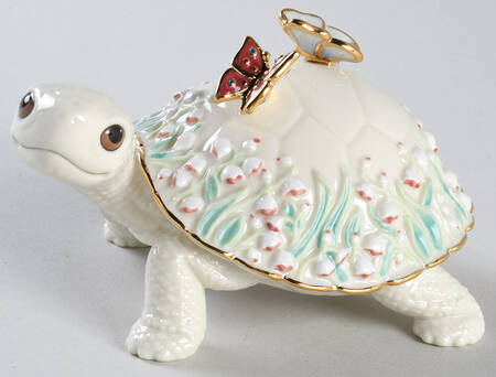 Parvaneh Holloway Figurines Summer Garden Turtle - Boxed