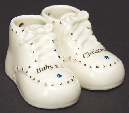 Baby's First Steps Ornaments December - Boxed