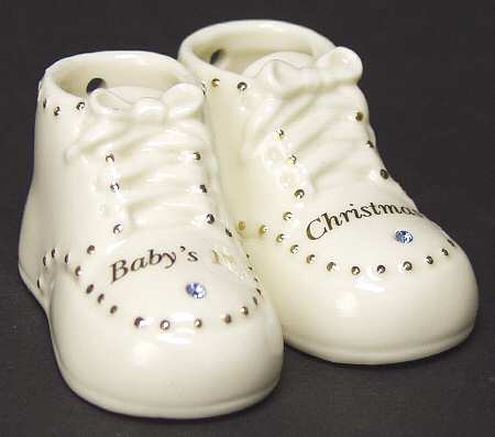 Baby's First Steps Ornaments March - Boxed