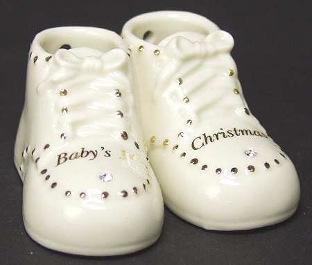Baby's First Steps Ornaments April - Boxed
