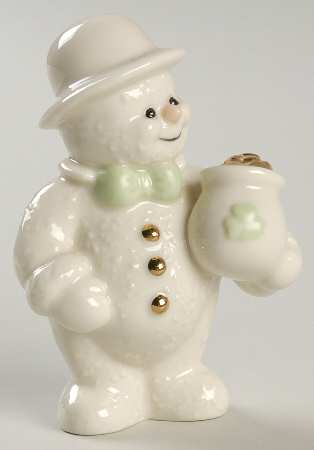 Twelve Months of Snowmen Pot Of Gold-March - Boxed