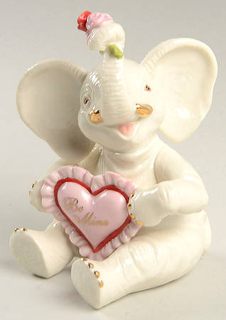 Mini Classic Elephants Be Mine, Valentine - Boxed