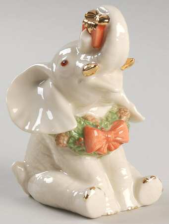 Mini Classic Elephants Yuletide Elephant - Boxed