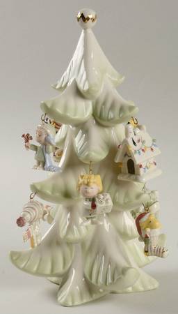 Snoopy and Friends Snoopy & Friends Tree And Set Of 10 Orna - With Box