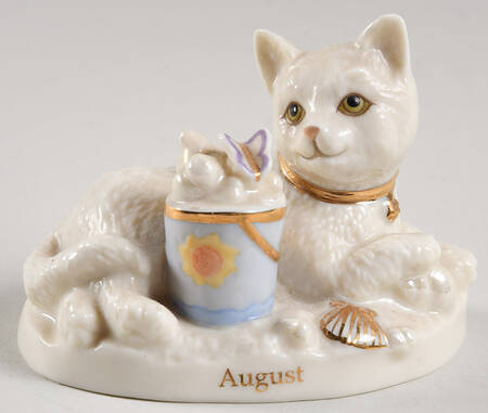 Playful Kittens Perpetual Calendar August - No Box
