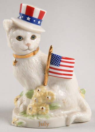 Playful Kittens Perpetual Calendar July - Boxed