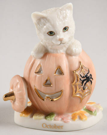 Playful Kittens Perpetual Calendar October - No Box