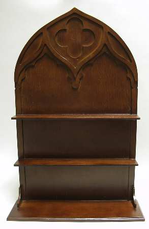 Elegant Cross Collection Wooden Display Shelf - Display Rack Wood