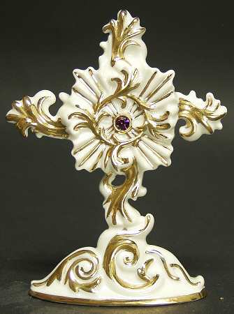 Elegant Cross Collection Rococo Cross - Boxed