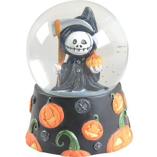 Halloween Figurines Grover,Grim Reaper Waterglobe - Boxed