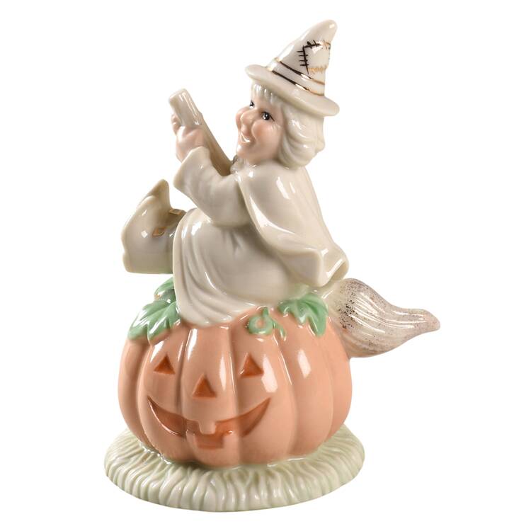 Halloween Figurines Witch's Jolly Pumpkin - Boxed