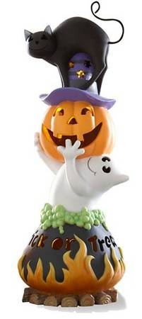 Halloween Figurines Trick Or Treat (Lighted) - Boxed
