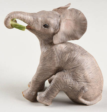 Baby Elephant Collection Eating - Boxed
