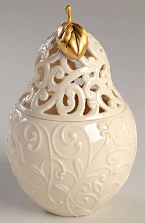Lenox Potpourri Pear Potpourri Box - Boxed