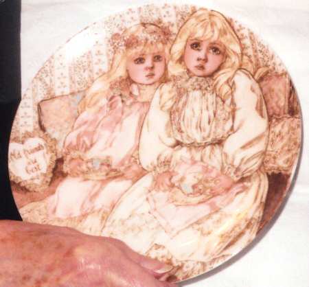 Young Ladys Tea Set Cake Plate - With Box