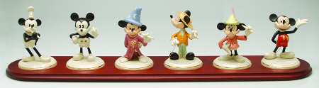 Tribute To Mickey Tribute To Mickey 7 Pc Set With Base - With Box