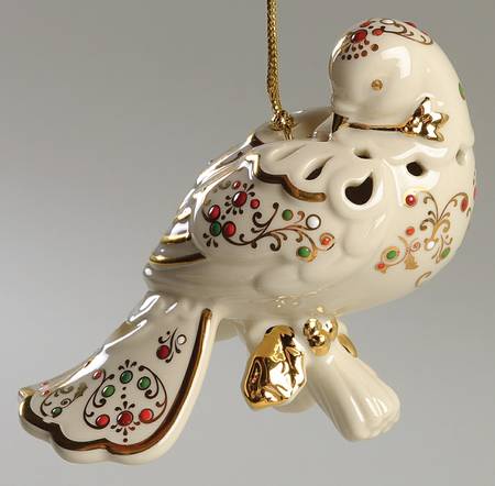 Jeweled Ornaments Christmas Dove - Boxed