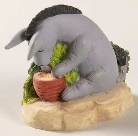 Winnie the Pooh Thimble Collection Eeyore With His Red Pot - Boxed