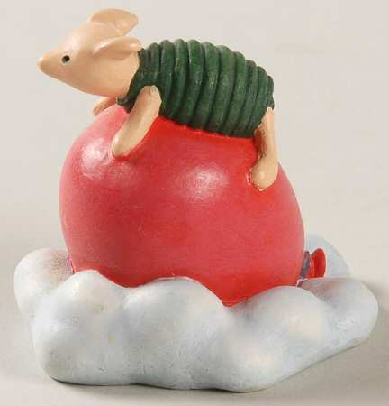Winnie the Pooh Thimble Collection Piglet On Balloon - Boxed