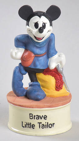 Movie Star Mickey Thimble Collection Brave Little Tailor - Boxed