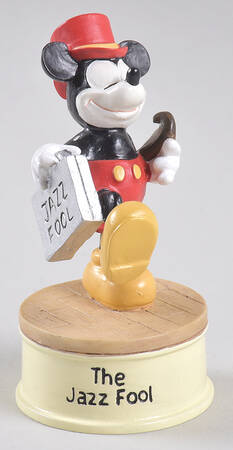 Movie Star Mickey Thimble Collection The Jazz Fool - Boxed