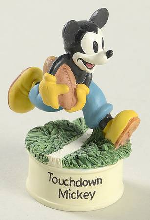 Movie Star Mickey Thimble Collection Touchdown Mickey - Boxed