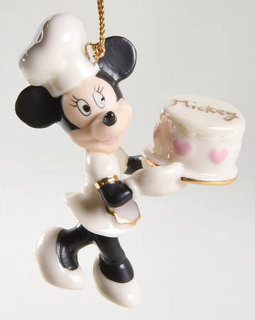 Romantic Moments Ornament Tree Minnie With Cake - No Box