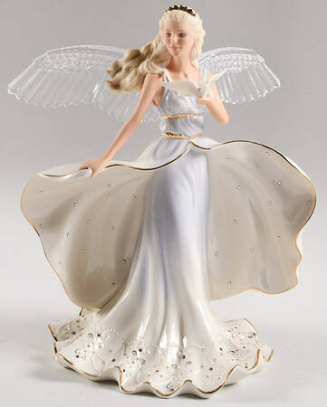 Crystal Accent Angel Collection Light Of Peace - No Box
