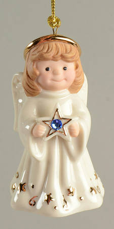 My Birthstone Angel Ornament September - Boxed