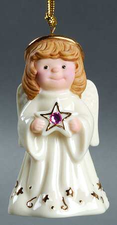 My Birthstone Angel Ornament October - Boxed