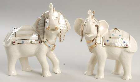 Royal Court Elephants Elephants Of The Nile-Set Of 2 - Boxed