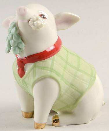 Pig Collection Meet Me Under The Mistletoe - Boxed