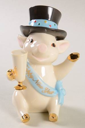 Pig Collection Happy New Year Pig - Boxed