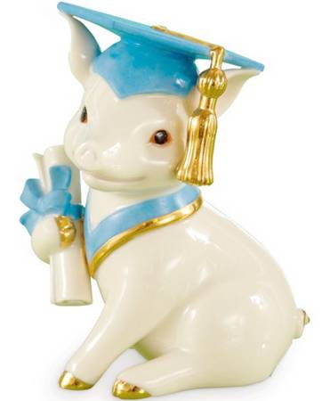 Pig Collection Graduation Pig - Boxed