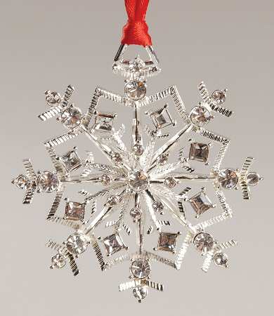 Crystal & Silver Snowflake 2008 Crystal & Silver Snowflake - Boxed
