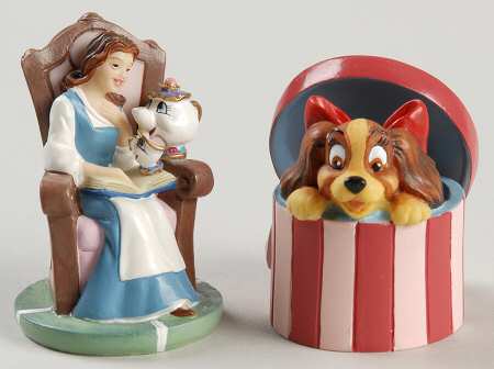Disney Magic Thimble Collection Belle & Lady - Boxed