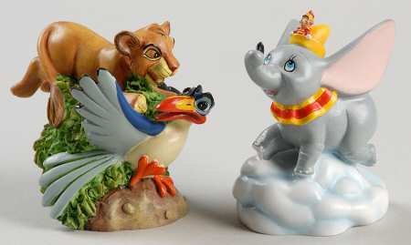 Disney Magic Thimble Collection Simba & Dumbo - Boxed