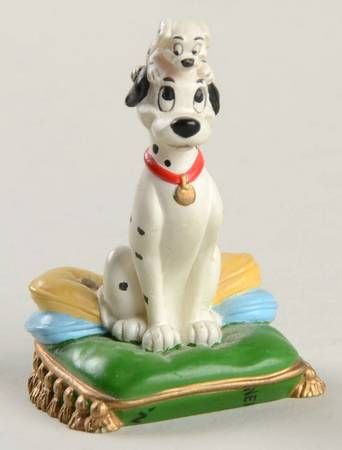 Disney Magic Thimble Collection Pongo And Rolly - No Box