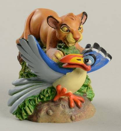 Disney Magic Thimble Collection Simba & Zazu - Boxed