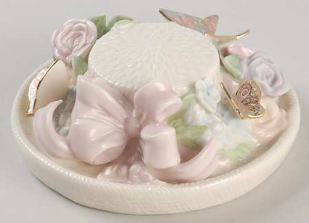 Lenox Music Boxes Song Of Spring Musical Bonnet - Boxed