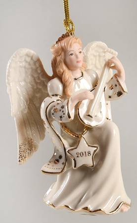 Annual Angel Ornament Angel's Mandolin Melody - Boxed