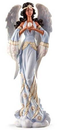 African American Pencil Angels Lulu-God's Pearl - Boxed