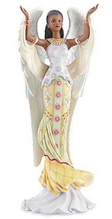 African American Pencil Angels Dayo, God's Joy  - Boxed