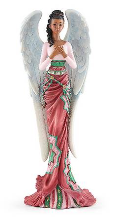 African American Pencil Angels Binta-With God - Boxed