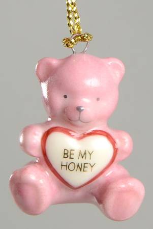 Be Mine Valentine Tree Teddy Bear - No Box
