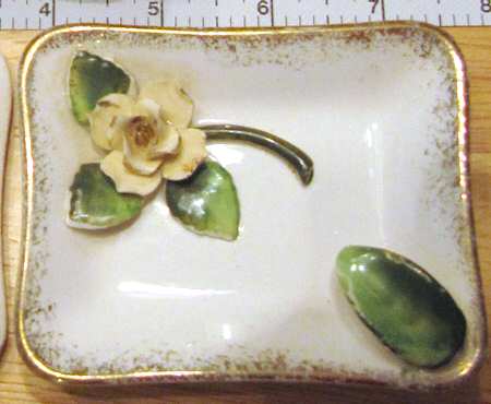LEFton Giftware Floral Ashtray-Large - No Box
